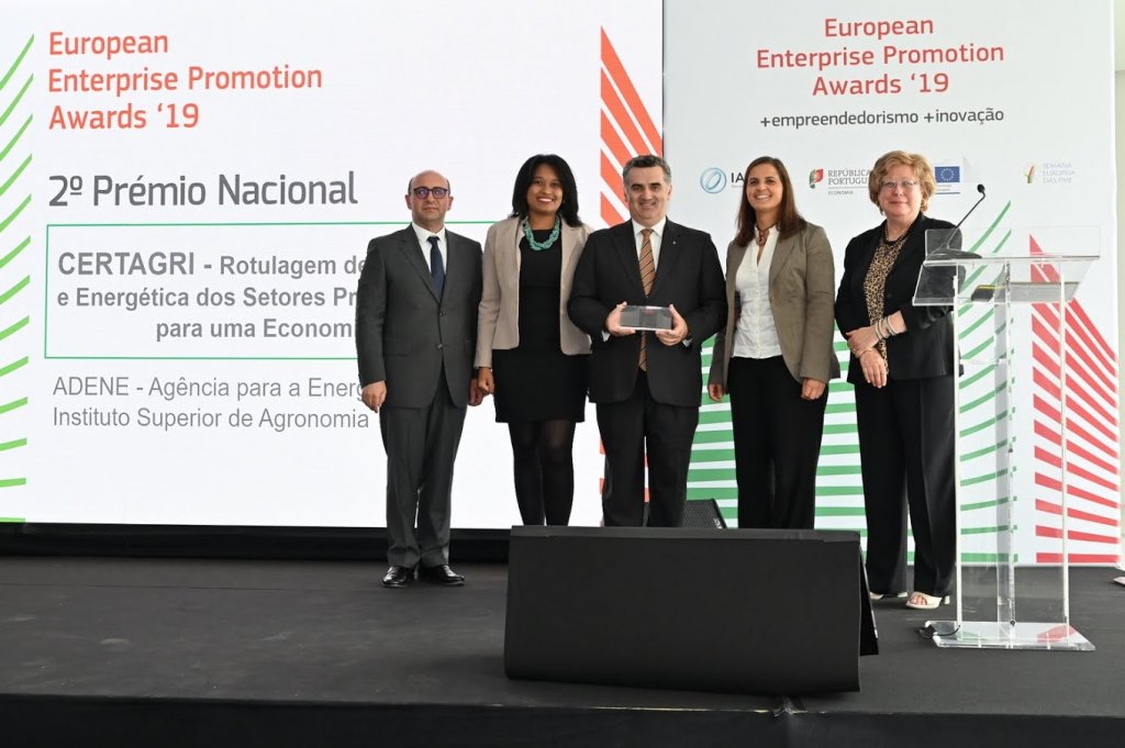 Projeto CERTAGRI é premiado na edição nacional dos European Enterprise Promotion Awards