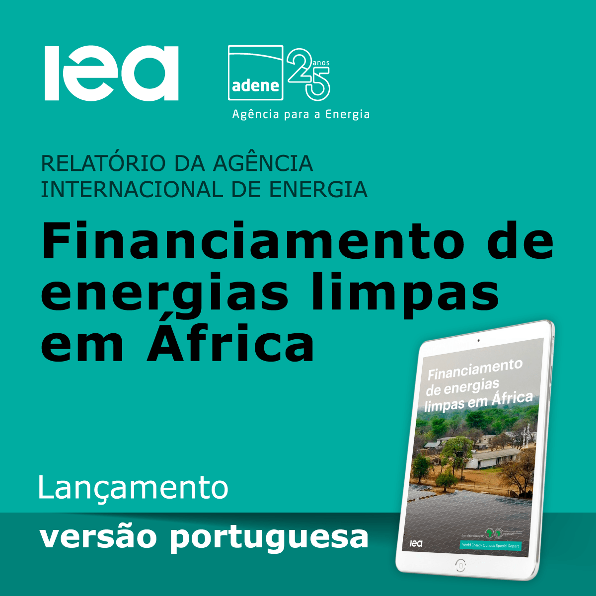 ADENE lança versão portuguesa do relatório “Financiamento de Energias Limpas em África”