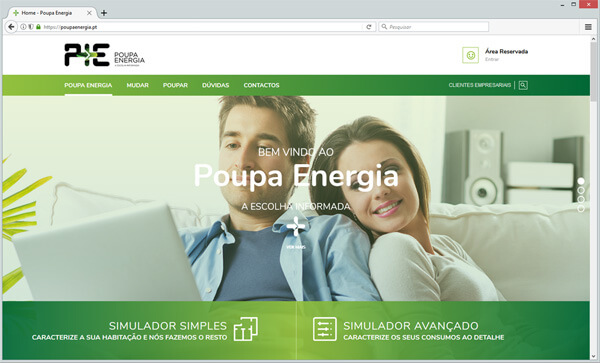 site Poupa Energia